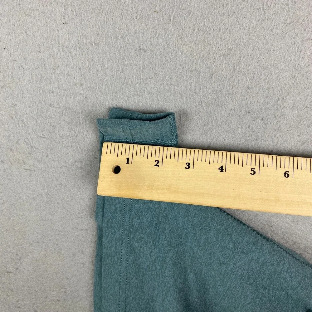 Vuori Halo Performance Shorts Womens XS zip pocket teal Heather Drawstring VW339 - Picture 10 of 11